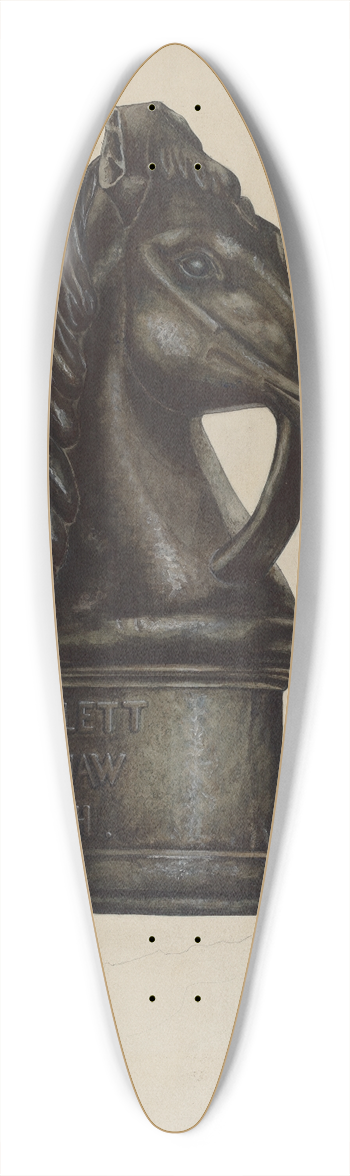 Eleanor Kroll - Hitching Post 39.3 inch art pintail longboard deck