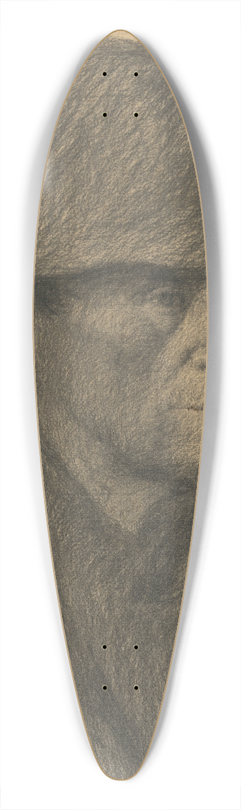 Elemr Halsz-Hradil - Podobize mua 39.3 inch art pintail longboard deck