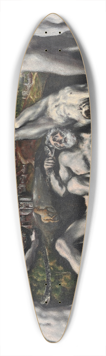 El Greco (Domenikos Theotokopoulos) - Laocon 39.3 inch art pintail longboard deck
