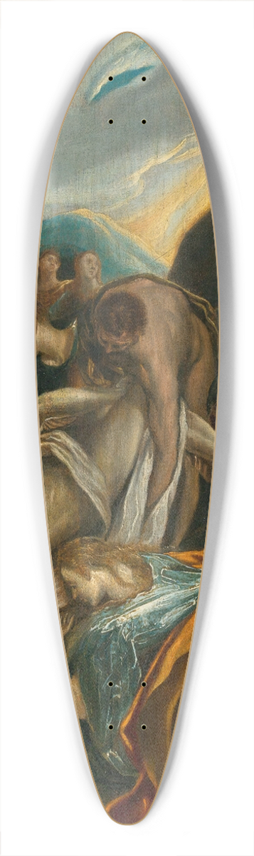 El Greco (Domenikos Theotokopoulos) - The Entombment Of Christ 39.3 inch art pintail longboard deck