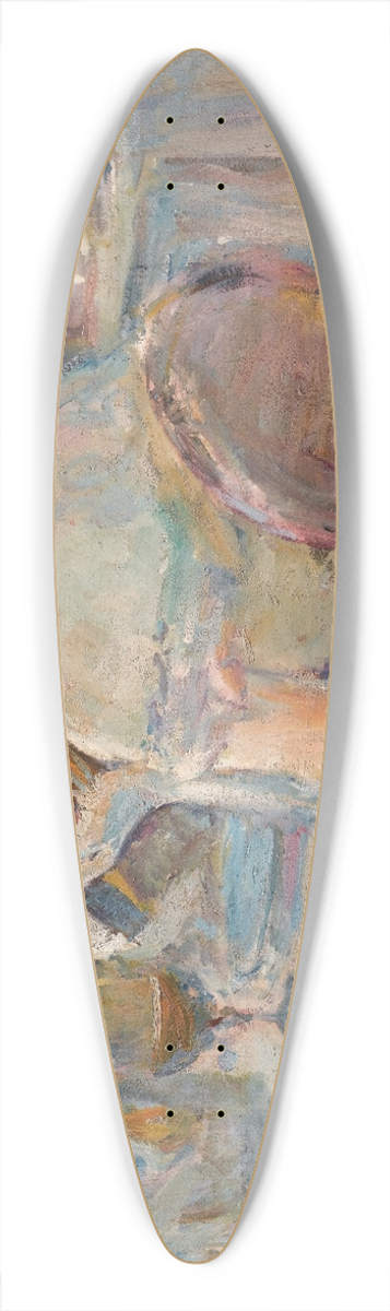 Elie Anatole Pavil - Evening In A Parisian Cafe 39.3 inch art pintail longboard deck
