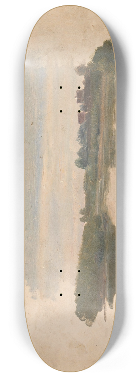 Adolph Tidemand - Landscape Study 8.25 inch art skate deck