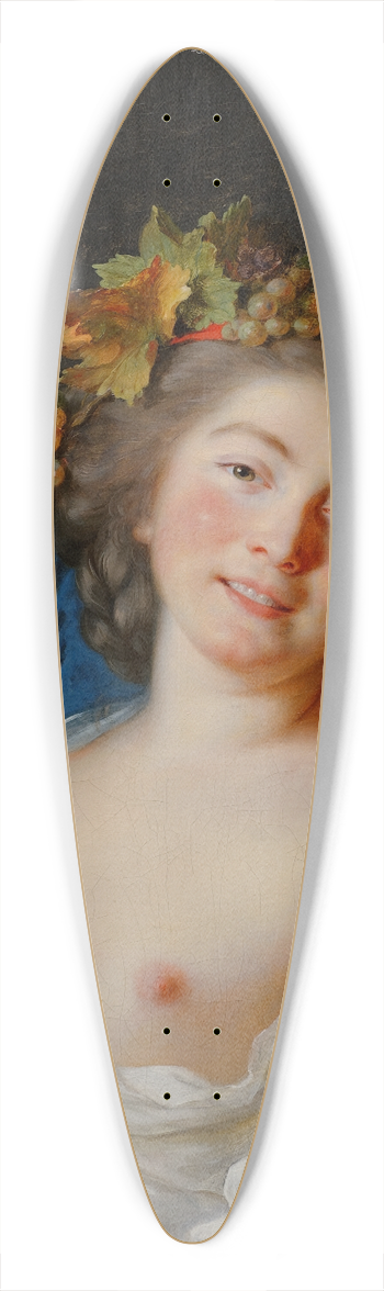 Elisabeth Louise Vige Le Brun - Bacchante 39.3 inch art pintail longboard deck