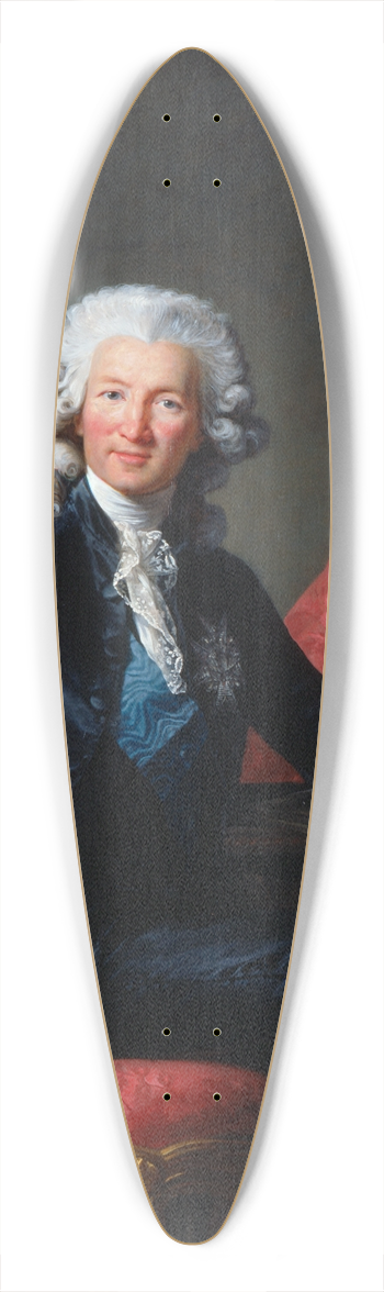 Elisabeth Louise Vige Le Brun - Charles-Alexandre de Calonne (1734-1802) 39.3 inch art pintail longboard deck