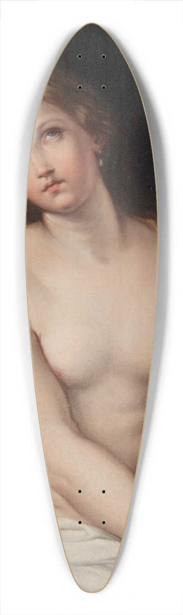 Elisabetta Sirani - Lucretia 39.3 inch art pintail longboard deck