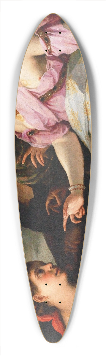 Elisabetta Sirani - The Finding Of Moses 39.3 inch art pintail longboard deck