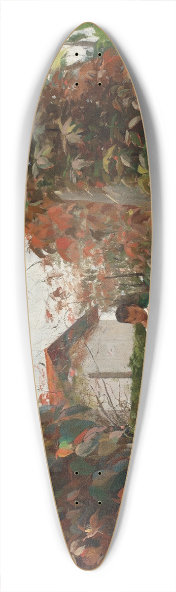Eliseu Visconti - Menino na ladeira 39.3 inch art pintail longboard deck