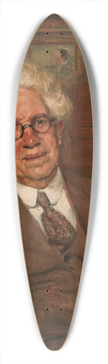 Eliseu Visconti - Retrato de Jos da Silva Brando 39.3 inch art pintail longboard deck