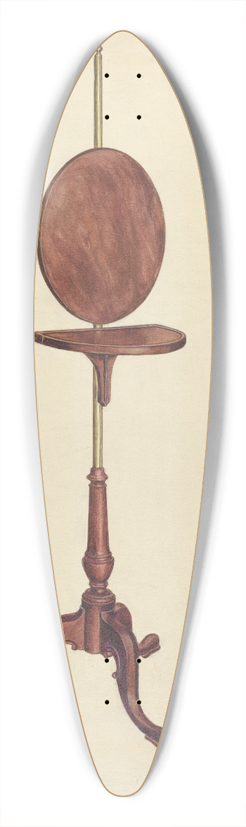 Elizabeth Curtis - Pole Screen and Candlestand 39.3 inch art pintail longboard deck