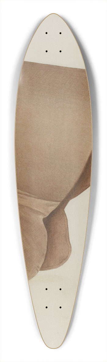 Elizabeth Moutal - Shaker Bonnet 39.3 inch art pintail longboard deck