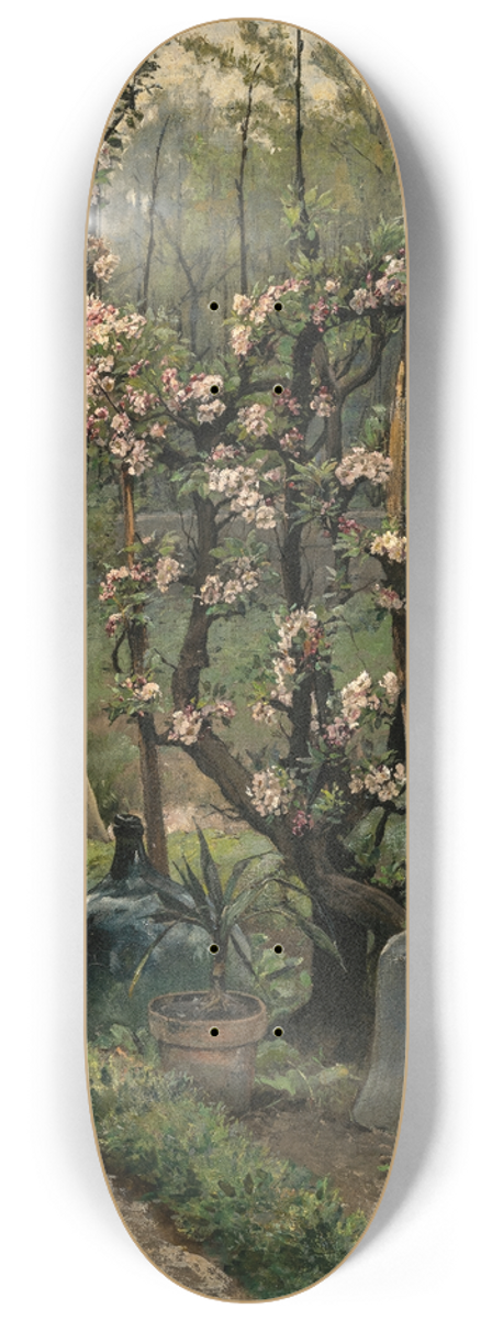 Carl Gustaf Hellqvist - Monk Gardening 8.25 inch art skate deck