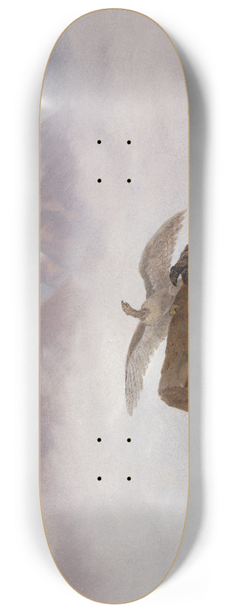 Carl Gustav Carus - Fantasy of the Alps 8.25 inch art skate deck
