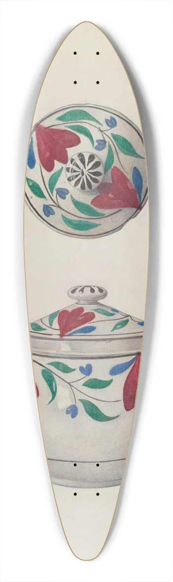 Elmer R. Kottcamp - Sugar Bowl 39.3 inch art pintail longboard deck
