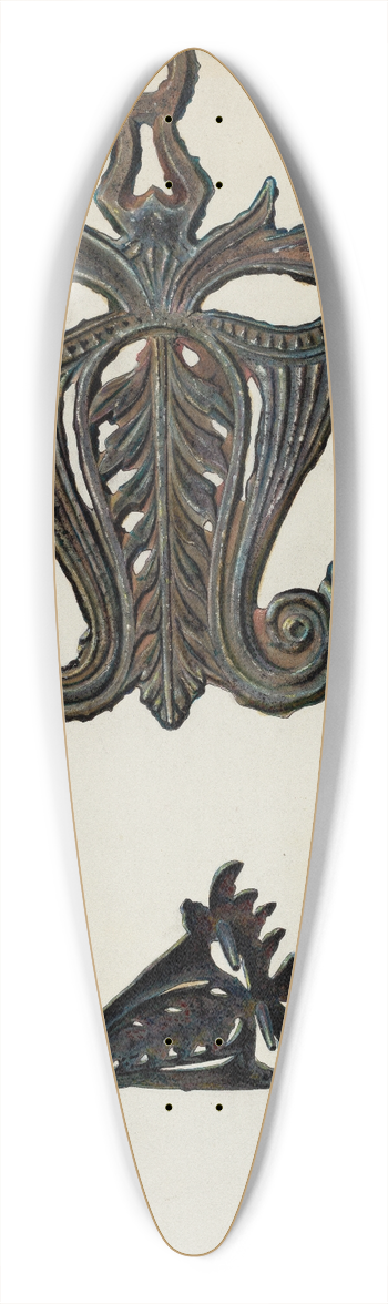 Elmer Weise - Flat Iron Stand 39.3 inch art pintail longboard deck