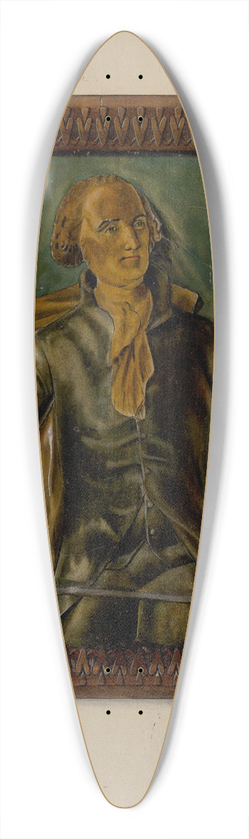 Elmer Weise - Painted Glass 39.3 inch art pintail longboard deck