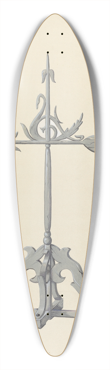 Elmer Weise - Weather Vane 39.3 inch art pintail longboard deck