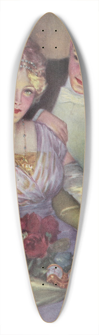 E. Marchand - At the play 39.3 inch art pintail longboard deck
