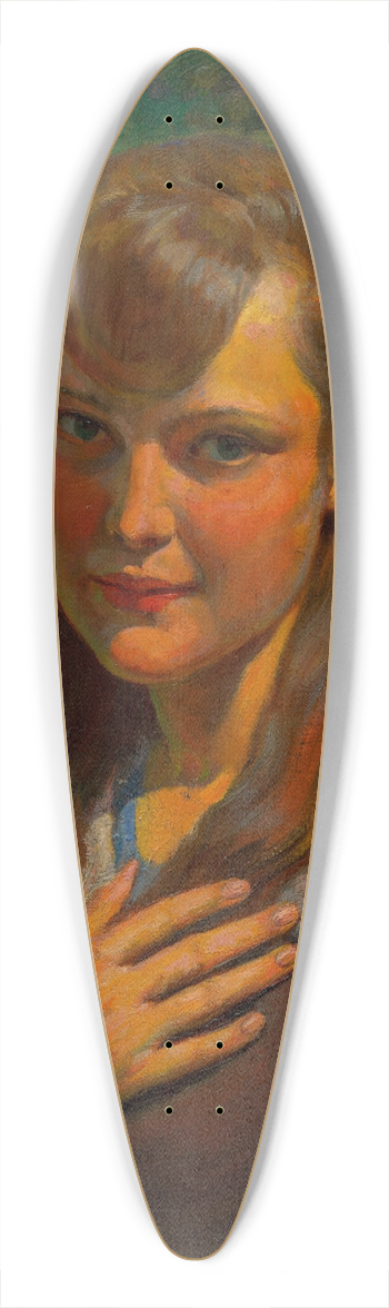Emil Alexay-Olexk - Podobize dievaa 39.3 inch art pintail longboard deck