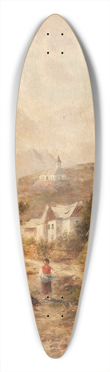 Emil Barbarini - Dorf 39.3 inch art pintail longboard deck