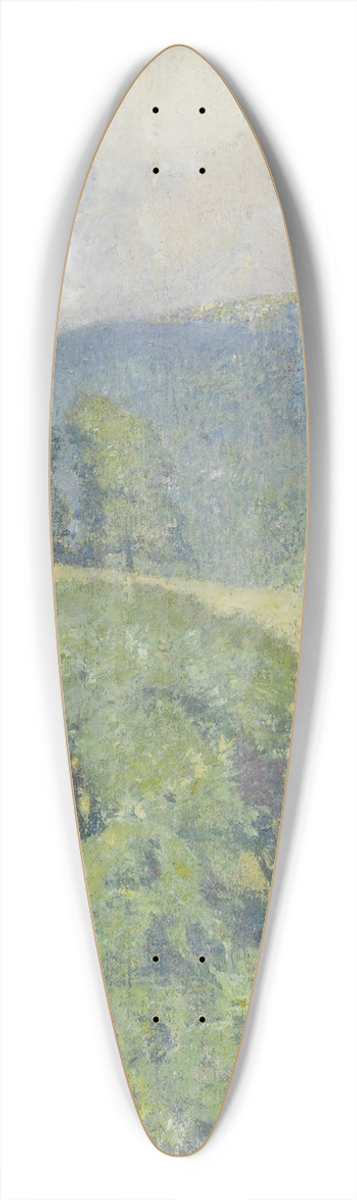 Emil Carlsen - Connecticut Hillside 39.3 inch art pintail longboard deck