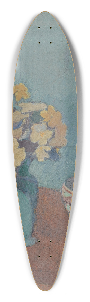 Emile Bernard - Vase with flowers and cup 39.3 inch art pintail longboard deck