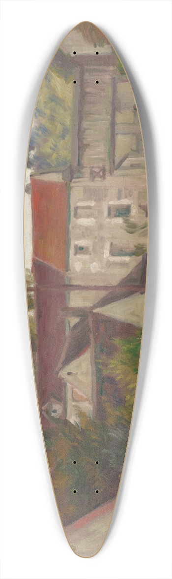 Emile Bernard - Vue de tonnerre ou Le moulin denfer 39.3 inch art pintail longboard deck