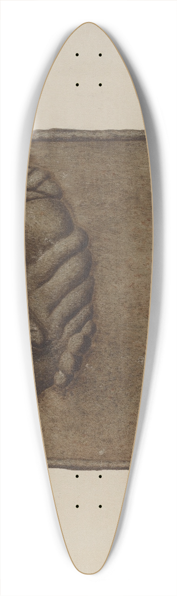 Emile Cero - Firemark 39.3 inch art pintail longboard deck