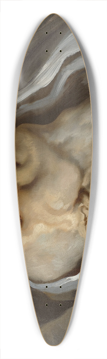 Emile Champmartin - Thodore Gricault on His Deathbed 39.3 inch art pintail longboard deck