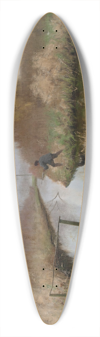 Emile Claus - La Chasse 39.3 inch art pintail longboard deck