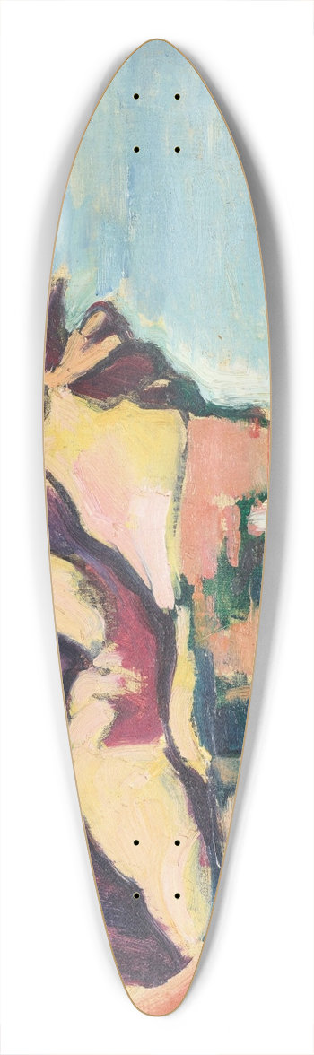 Emile Othon Friesz - La Baie du Bec de lAigle, La Ciotat 39.3 inch art pintail longboard deck