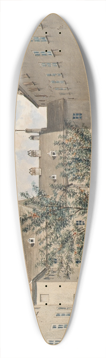 Emil Htter - Das ehemalige Carmeliter-Nonnenkloster und sptere Polizei-Gefangenenhaus in der Sterngasse in Wien 39.3 inch art pintail longboard deck