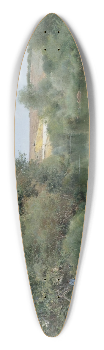 Emilio Snchez-Perrier - El Rialaje (Alcal) 39.3 inch art pintail longboard deck