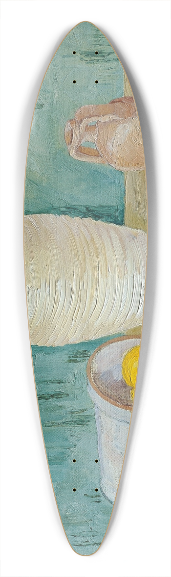 Emil Kraus - Stillleben mit Steinkrgen und Zitronen 39.3 inch art pintail longboard deck