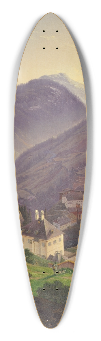 Emil Ludwig Lhr - Wildbad Gastein 39.3 inch art pintail longboard deck