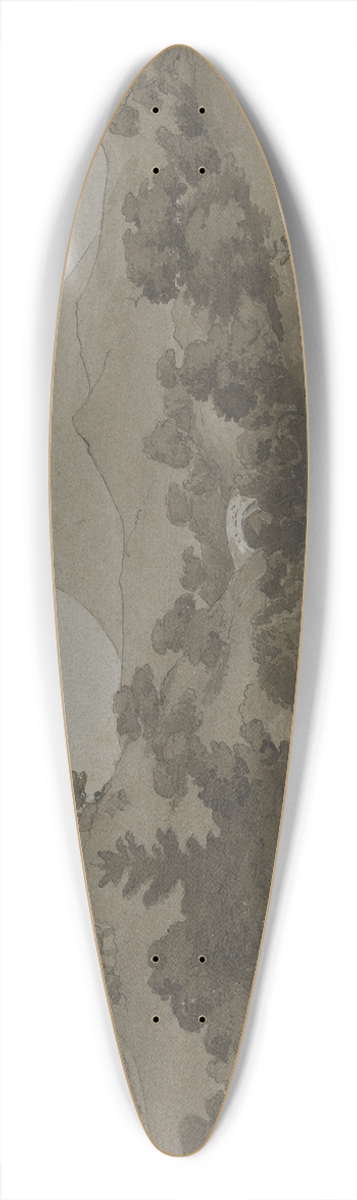 Emil Lugo - Am Belchen 39.3 inch art pintail longboard deck