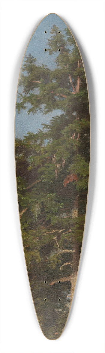 Emil Lugo - Eichenwipfel 39.3 inch art pintail longboard deck