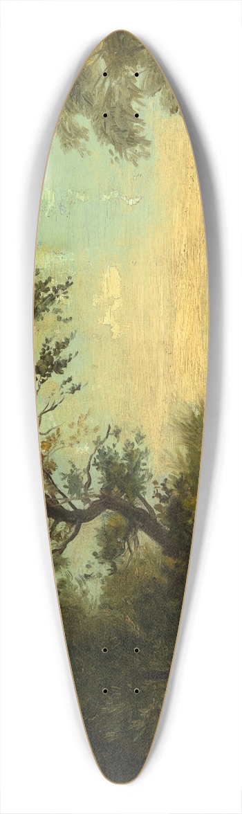 Emil Lugo - Landschaftsstudie 39.3 inch art pintail longboard deck