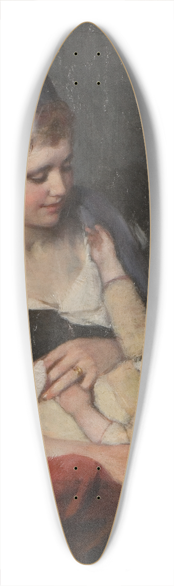 Emma Ekwall - Ung mor som vaggar sitt barn 39.3 inch art pintail longboard deck