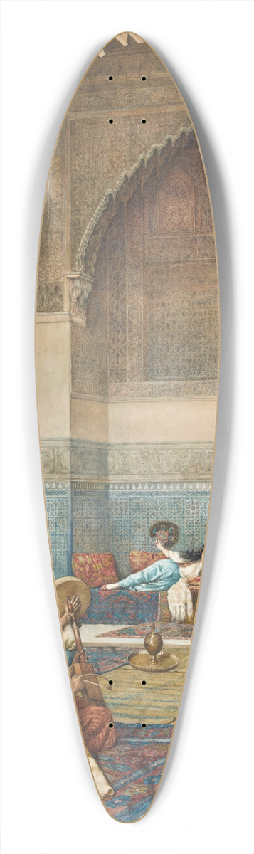 Enrico Tarenghi - THE ENTERTAINERS 39.3 inch art pintail longboard deck
