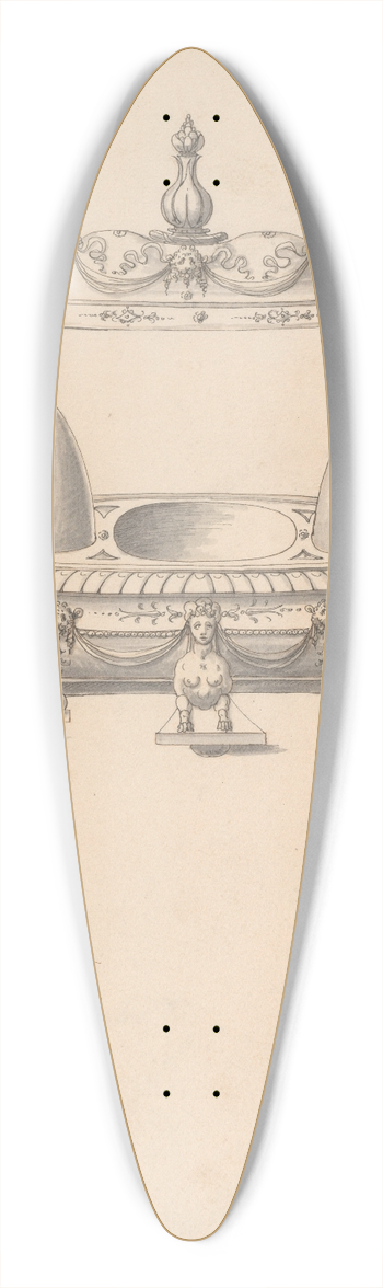 Erasmus Hornick - Design for Parade Egg Cups and Combined Egg Cup and Salt Cellar with Lid 39.3 inch art pintail longboard deck