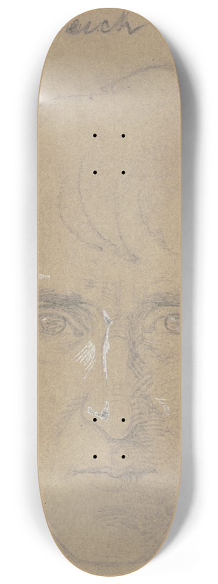 Carl Hoff - Politischer Gefangener aus Hanau zu Kassel 8.25 inch art skate deck