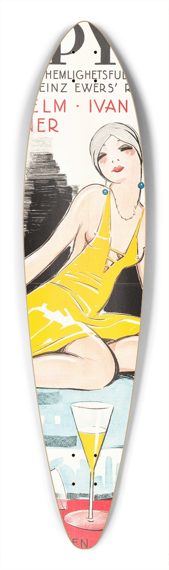 Eric Rohman - A Daughter of Destiny 39.3 inch art pintail longboard deck