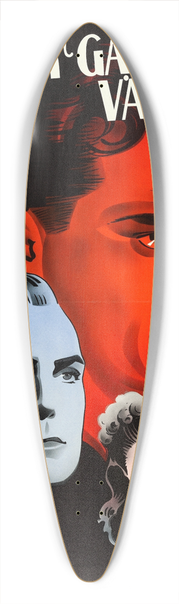 Eric Rohman - Angels with Dirty Faces 39.3 inch art pintail longboard deck