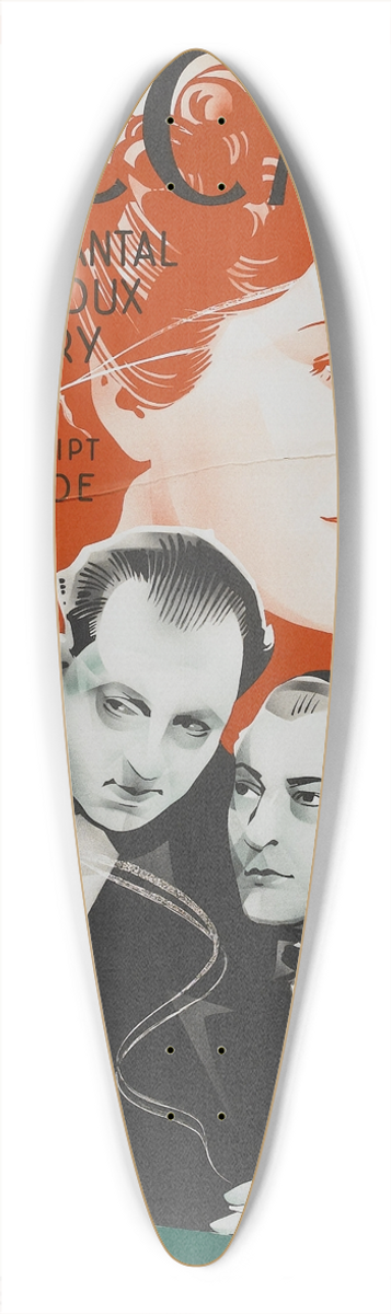 Eric Rohman - Baccara 39.3 inch art pintail longboard deck