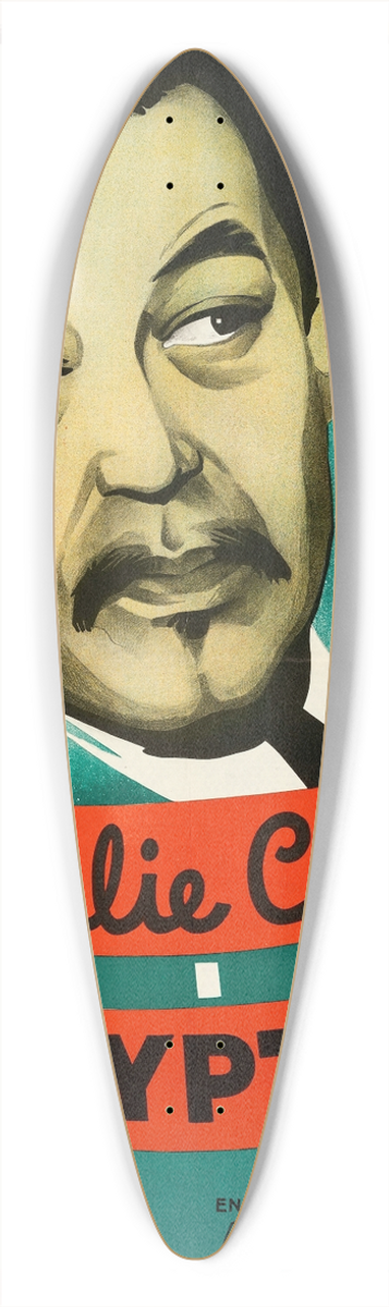 Eric Rohman - Charlie Chan in Egypt 39.3 inch art pintail longboard deck
