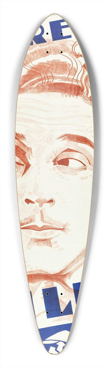 Eric Rohman - Liliom 39.3 inch art pintail longboard deck
