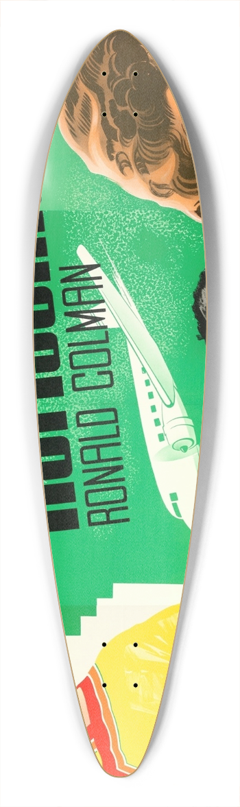 Eric Rohman - Lost Horizon 39.3 inch art pintail longboard deck