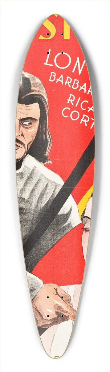 Eric Rohman - Mockery 39.3 inch art pintail longboard deck