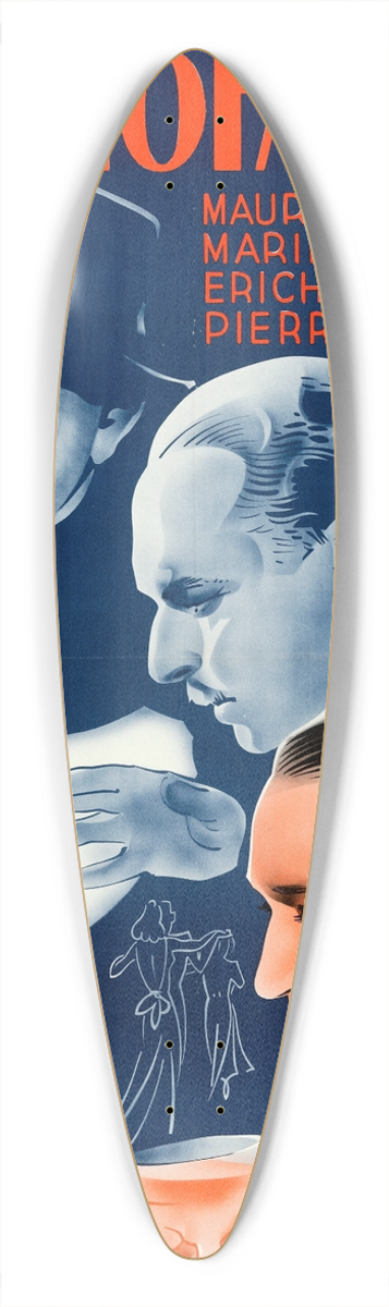 Eric Rohman - Personal Column 39.3 inch art pintail longboard deck