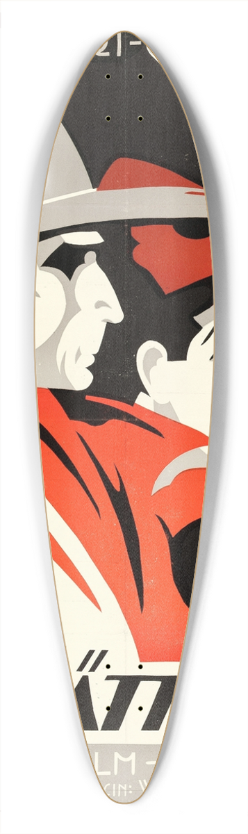 Eric Rohman - The Conversion of Frosty Blake 39.3 inch art pintail longboard deck